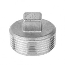 Нержавеющая 4-х гранная заглушка 15 мм AISI 304