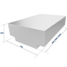 Алюминиевая чушка 900x750x400 мм А7 ГОСТ 11070-2019