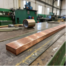 Медная шина 4x45 мм ШММ - мягкая ГОСТ 434-78