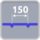 С канавкой 150