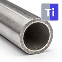 Титановая круглая труба 25x1.5 мм ОТ4-0 ГОСТ 24890-81