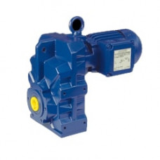 Плоский цилиндрический мотор-редуктор Bauer серии BF IP66