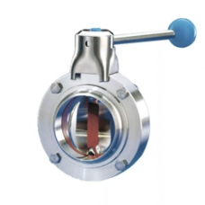 Затвор дисковый нержвеющий муфтовый DN 2,5 PN 0,1 дистанционный ГОСТ Р 53673-2009