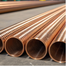 Медная гофрированная труба 5x0.75 мм М1ф ГОСТ 11383-75