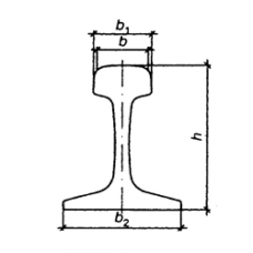 Рудичные рельсы Р33 24.92 м 76Ф ГОСТ 6726-53