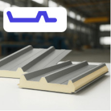 Кровельная ТСП 200x1000 мм, ППС, Roof J — Z-Lock, RAL 9003