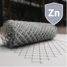 Сетка-рабица 20x20x1.2 мм оцинкованная ГОСТ 5336-80